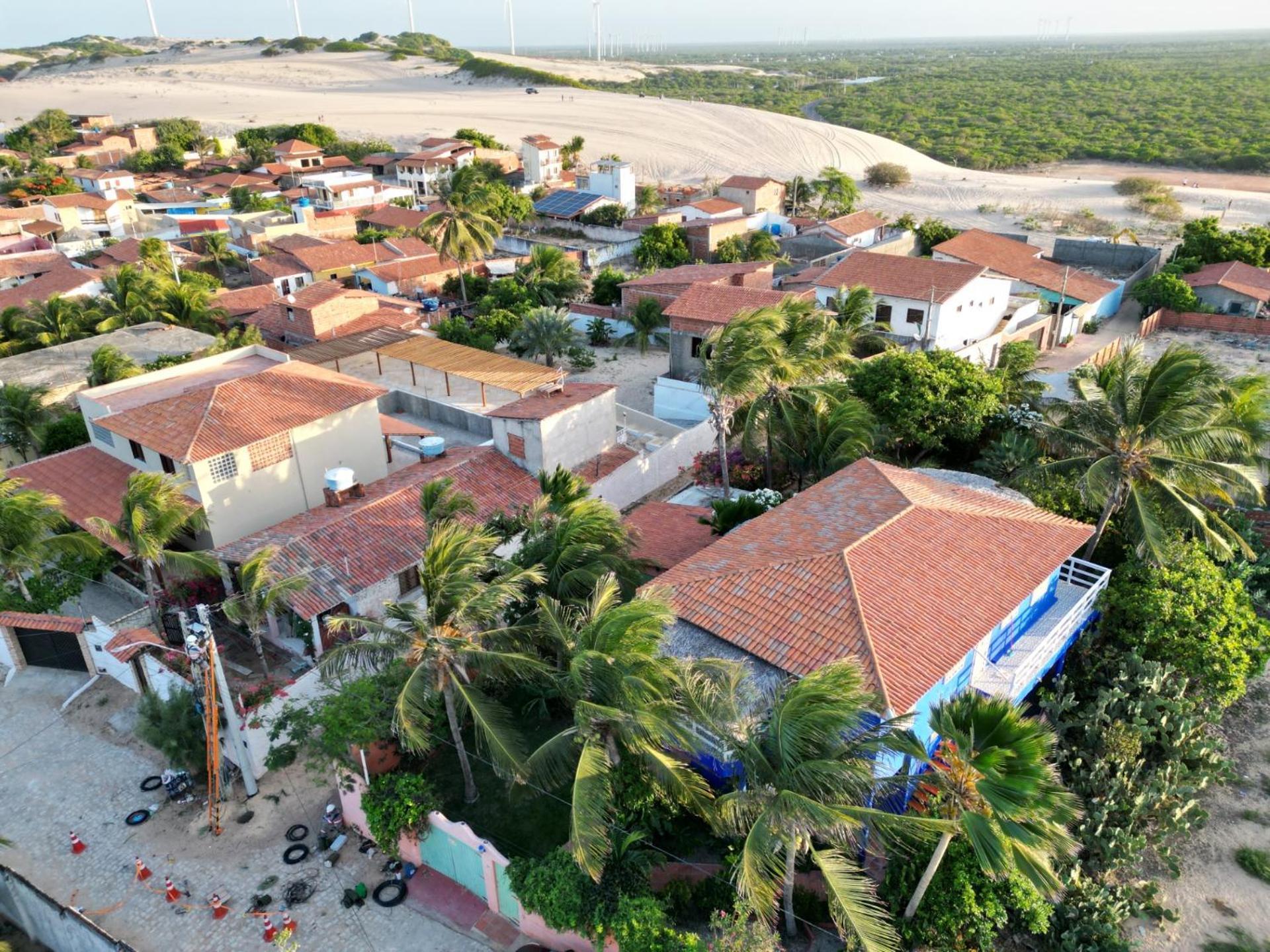 Charming Blue House With Kitchen Parking And Garden Villa Canoa Quebrada Eksteriør billede