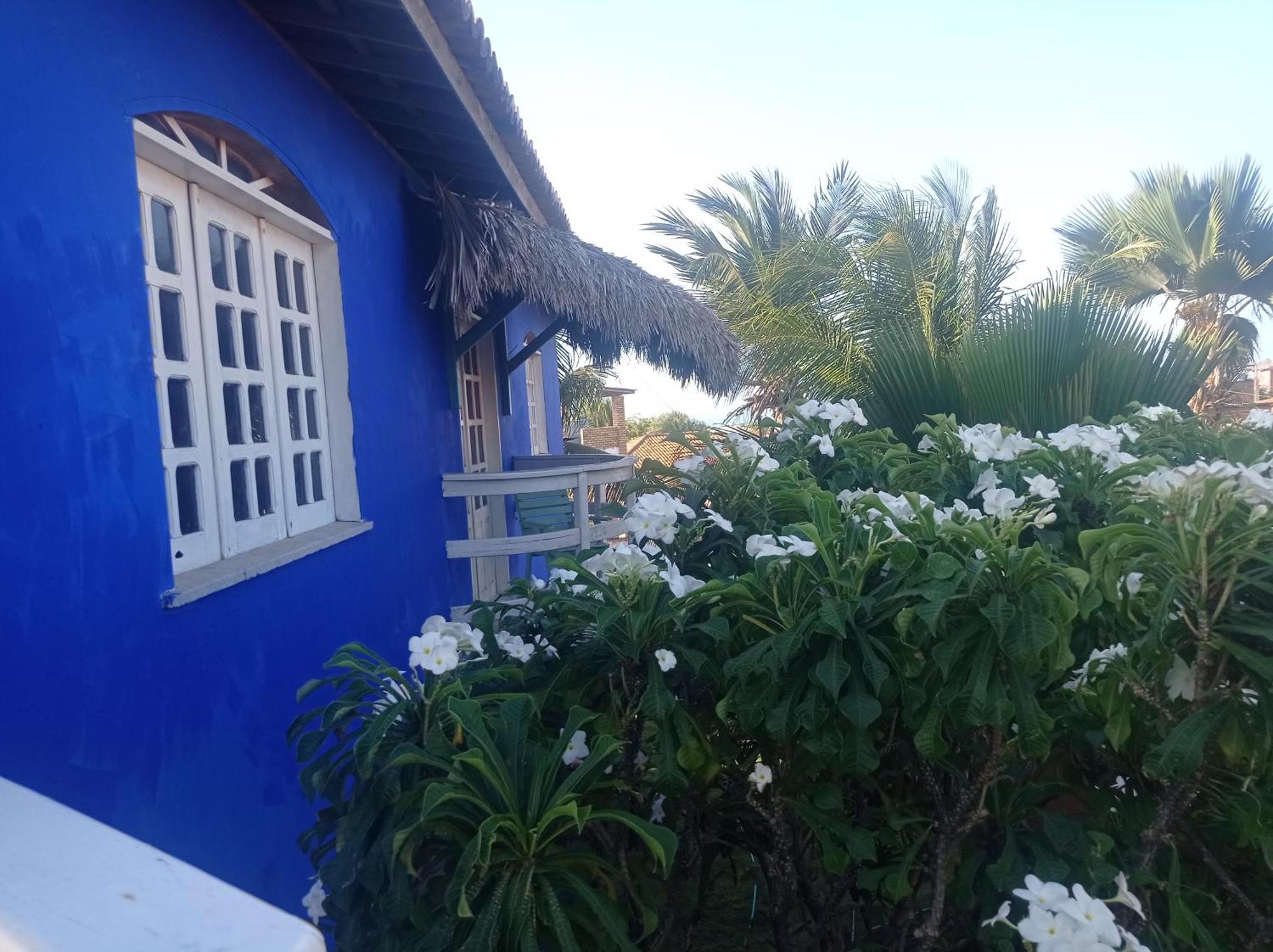 Charming Blue House With Kitchen Parking And Garden Villa Canoa Quebrada Eksteriør billede